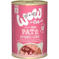 WOW Cat Sparpaket Junior 12 x 400 g - Fjerkræ og lever