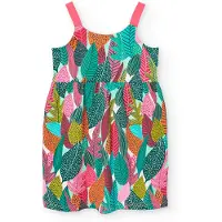 Boboli Knit Leaves ærmeløs Kjole