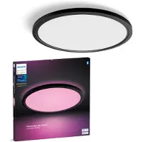 Philips Hue White & Color Ambiance Tento Rundt Loftpanel 54,2 Cm, Sort