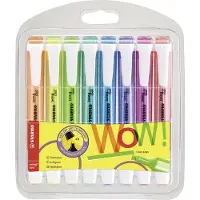 Stabilo Highlighter - swing cool tegnebog af 8 forskellige farver