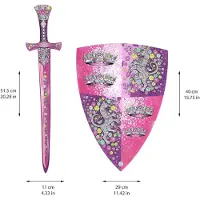 Liontouch Crystal Princess Set (Sword & Shield) in box