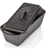 Petromax K4, 2,4 L, Rektangulær, Støbejern, Sort