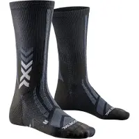 X-socks - Vandretøj - Hike Discover Crew Black/Charcoal til Unisex - Størrelse 45-47 - Sort