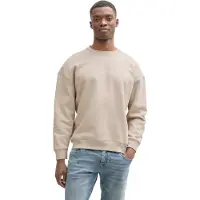 Tom Tailor DENIM Sweatshirt greige / hvid