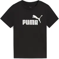 Puma ESS No. 1 Logo Tee Kids, Clothing, Black, 3-4Y