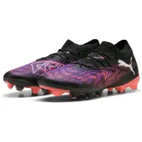 Puma FUTURE 8 MATCH FG/AG Football Boots Unisex, Shoes, Black/White/Glowing Red, 48