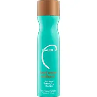 Malibu Hard Water Wellness Shampoo - 100% vegansk, sulfatfri, Pro Vitamin B5 og linfrøprotein, Duft af appelsin og vanilje, 266ml/9oz