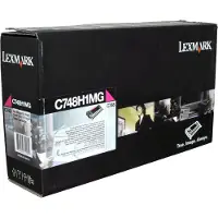 Lexmark Tonerkassette magenta 10.000 sider C748H1MG Modsvarer: N/A