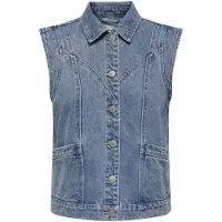 ONLY Vest 'ONLKennedy' blue denim