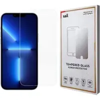 Saii 3D Premium iPhone 13/13 Pro Hærdet Glas - 9H, 2 Stk. - Sort