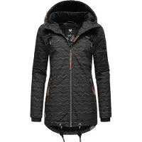 Ragwear Vinterjakke 'Zuzka' bronze / sort
