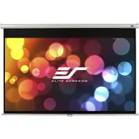 Elite Screens Manual Series M99NWS1 - Projektionsskærm - 99 (252 cm) - 1:1 - Matte White