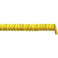 Lapp ÖLFLEX Spiral 540 P, 0,6 m, Gul, 3000 V, 1 mm², -30 - 50 °C, 3 cm