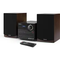 Sharp XL-B517D - Mikrosystem - 2 x 7.5 Watt - brun