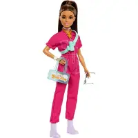 Barbie Day & Play Fashion Pink Kedeldragt Dukke