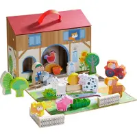 Haba Play World Legetøj - 23 Dele - Gård - - OneSize - Legetøj