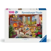 Ravensburger Hyggelig Hytte (12000293) Puslespil 1000 Stykker