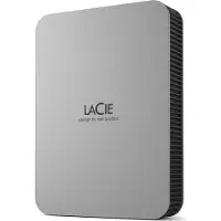 LaCie Mobile Drive - 5TB - Ekstern Harddisk - Sølv