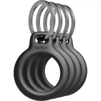 Belkin Components Belkin - Taske til airtag - sort (pakke med 4) - for Apple AirTag