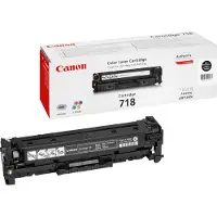 Canon 718BK Tonerkassette sort