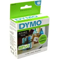 Dymo Etiket universal 25x25mm 3501170929124 Modsvarer: N/A