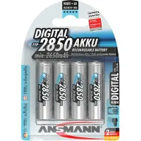 Ansmann 1x4 Genopladelige Nimh 2850 Mah Mignon Aa-batterier 2650mah