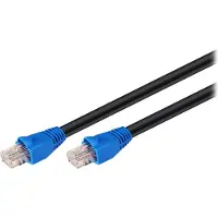 Goobay CAT 6 U/UTP netværkskabel til udendørs brug 75 m / Ethernet-kabel med RJ45 / Gigabit LAN-kabel