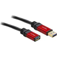 DeLOCK USB 3.0-forlængerkabel Type-A han til Type-A hun 2 m
