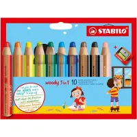 Stabilo Woody 3 In 1 Farveblyant