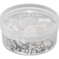 Knipex sortimentboks med uisolerede kabeltyller 0,50 / 0,75 / 1,00 / 1,50 / 2,50 mm2 1900 dele