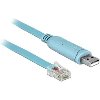 DeLOCK - Serielt kabel - USB (han) til RJ-45 (han) - 3 m - EIA-232 - blå