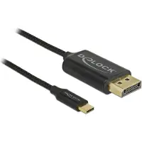 DeLOCK USB-C til DisplayPort-kabel (DP Alt Mode) 4K 60 Hz 1 m