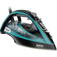 Tefal Ultimate Pure FV9844E0 - Dampstrygejern med automatisk afbrydelse - såleplade: Durilium AirGlide Autoclean - 3200 W - maldiverne