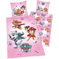 MCU Paw Patrol Pink Sengetøj - 100 procent bomuld