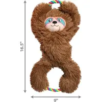 Kong Tuggz Sloth pivedyr - Str. XL: ca L 42 x B 23 x H 11 cm
