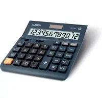 Casio Bordregner DH-12ET, 12 cifre, batteri/solar, sort