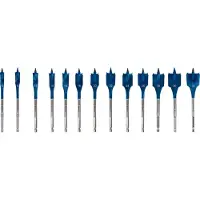 Bosch Flat Milling Drill Bit Set Self-Cut 10-32 mm 13 Bits