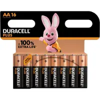 Duracell Plus-AA CP16 AA-batterier alkaline-mangan 1,5 V 16 stk