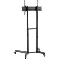 Speaka Professional SP-TVC-300, 177,8 cm (70), 100 x 100 mm, 600 x 400 mm, -12 - 5°, Stål, Sort