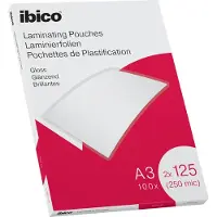 Ibico Gloss A3 125 Mic Lamineringsplomber 100 Enheder
