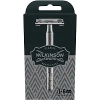 Wilkinson Sword Double Edge Razor Machine + 6 Refill Blades (6 Units)