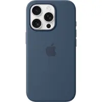 Apple - Beskyttelsescover til mobiltelefon - MagSafe-kompatibilitet - silicone - denim - for iPhone 16 Pro