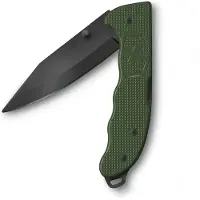 Victorinox Evoke BSH Alox, Låsning af knivblad, Jagtkniv, Clip point, Grøn, 13,6 cm, 18 mm