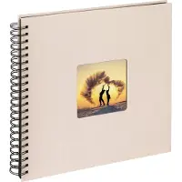 Walther design Fun Chamois 50 Pages Spiral Sa110w Fotoalbum 30x30 Cm