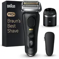 Braun Series 9 Pro+ 9560cc, Sort, Batteri, Lithium-Ion (Li-Ion), Indbygget batteri, 60 min., Kasse