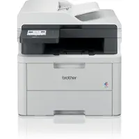 Brother MFC-L3740CDWE - Multifunktionsprinter - farve - LED - A4/Legal (medie) - op til 18 spm (kopiering) - op til 18 spm (udskriver) - 250 ark - 33.6 Kbps - USB 2.0, Gigabit LAN, Wi-Fi(n)