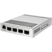 Mikrotik CRS305-1G-4S+IN - Switch - 4 x SFP+ + 1 x 10/100/1000 (PoE) - desktop - PoE+ - DC strøm