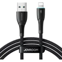 JOYROOM Kabel Starry Series SA32-AL3 3A USB-A / Lightning 1m - sort