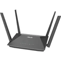 Asus RT-AX52 - Trådløs router 3-port switch - 1GbE - Wi-Fi 6 - Tri-Band