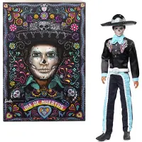 Barbie Ken Day Of The Dead-dukke